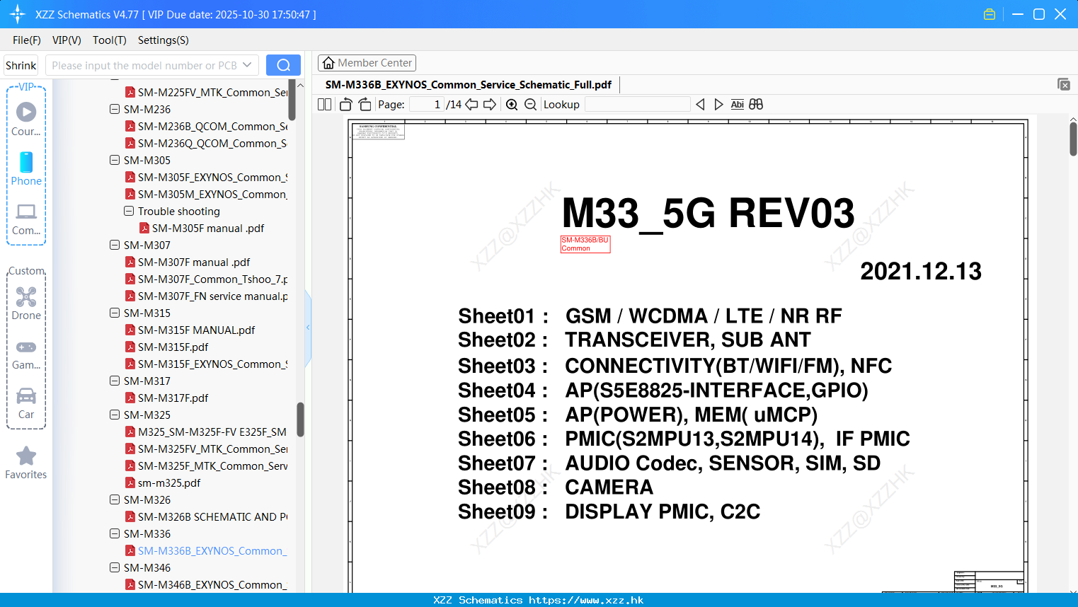 Samsung SM-M336B_EXYNOS_Common_Service_Schematic_Full